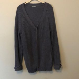 Light navy American Apparel Over sized cardigan